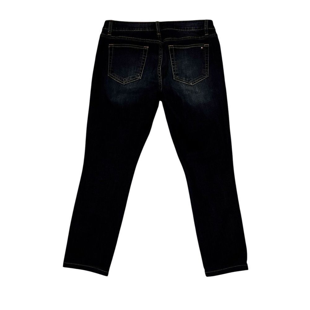 0214‎ Tommy Hilfiger Women 33x25.5 Capri Straight Leg Jeans Blue Denim - Picture 2 of 5